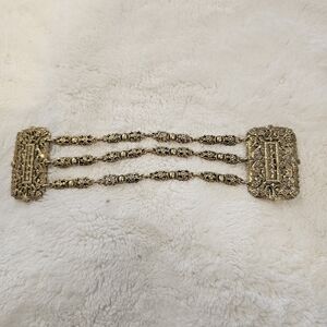 Vintage Double Lapel Pin